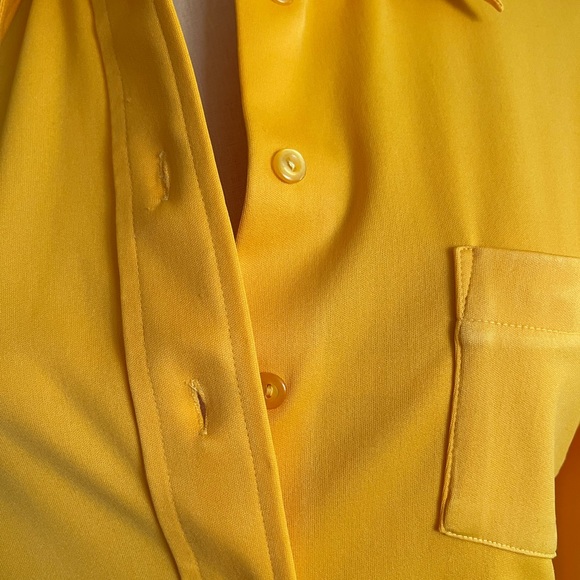 1970s Sears Perma Prest Button-Down Shirt Small, True Vintage - Picture 9 of 9